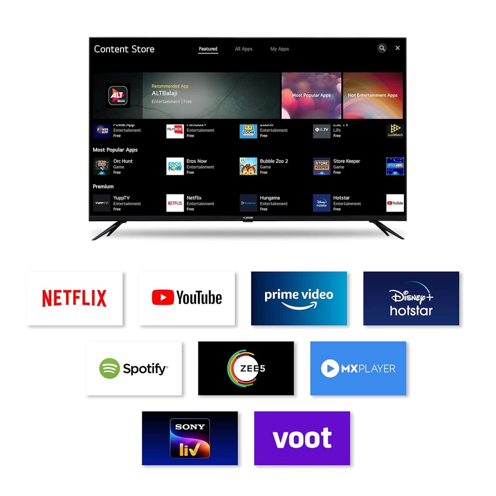 BESTON LED TV 43" SMART FHD WEB OS 1.5GB RAM 8GB (BS43FW1) view 4